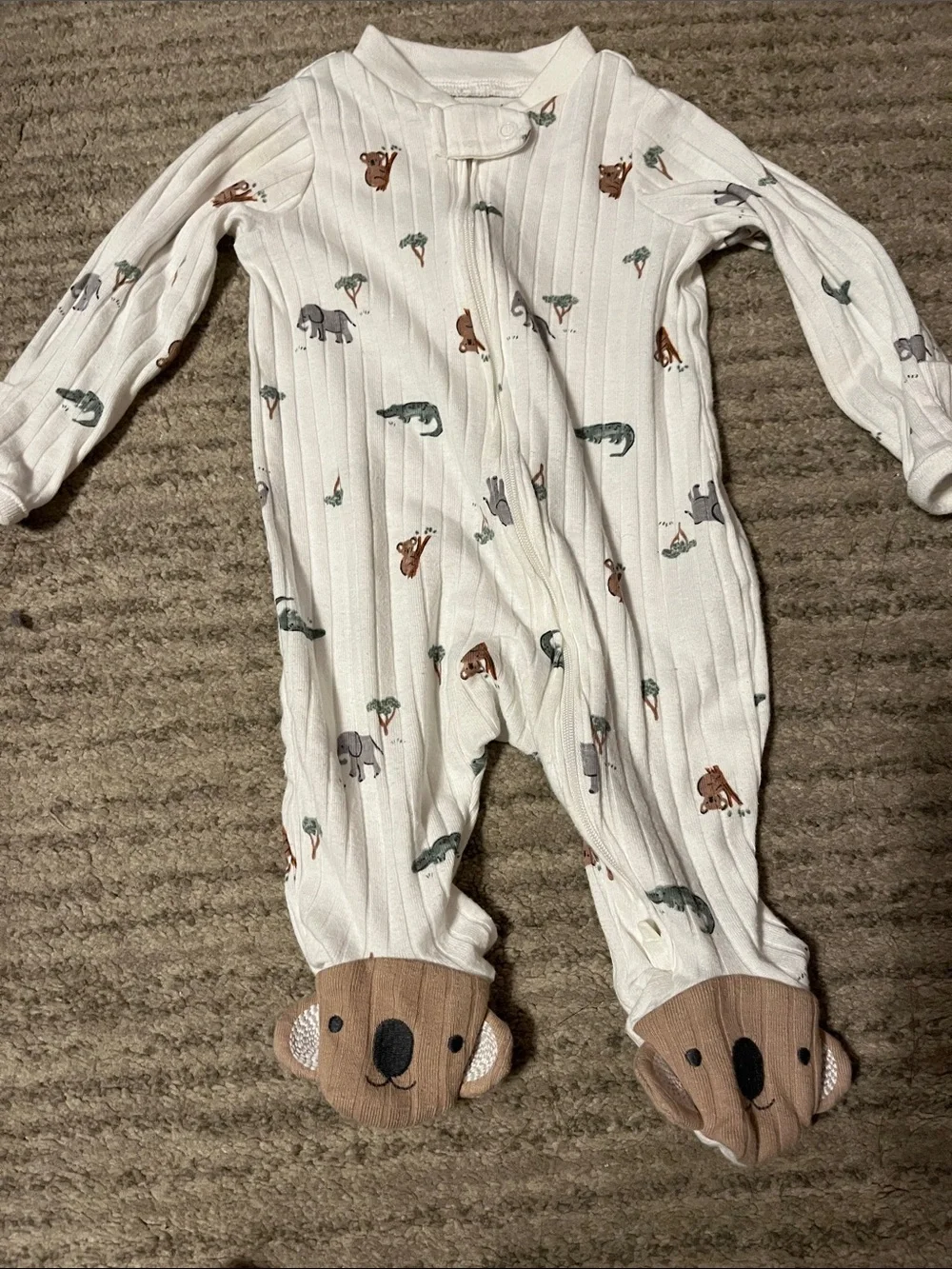 Lot of Carter's Baby Footed One-Piece Set
